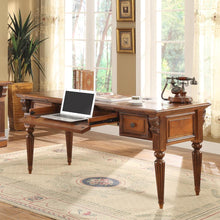 Load image into Gallery viewer, 8297 Vintage Pecan Writing Desk $799.95