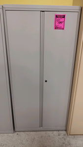 R223 30" x 63" 2 Door Metal Used Storage Cabinet $199.98