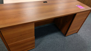 R5508 24"x 66" Used Credenza Desk w/2 Files $349.98 - 1 Only!