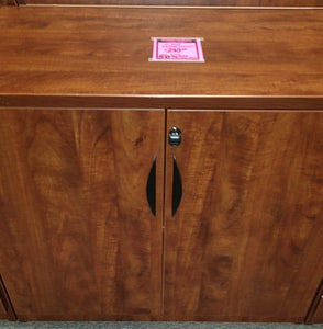 R778 36"x 22"x 29" 2 Door Cherry Used Storage Cabinet $174.98