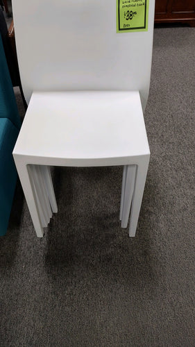 8350 White Plastic Stackable Guest Chair $38.00
