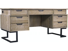 Load image into Gallery viewer, 8137 66&quot; Whitewash Hickory Executive Desk $1,299.95