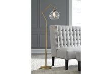 Load image into Gallery viewer, 8223 Brass Finish Floor Lamp $79.95