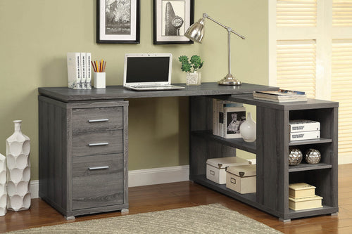 5395 Gray L-Shape Desk $349.95