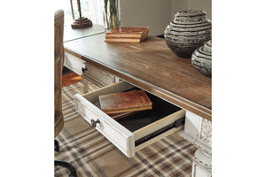 6832 Country Two Tone L Shape Lift Top Desk with Return $749.95