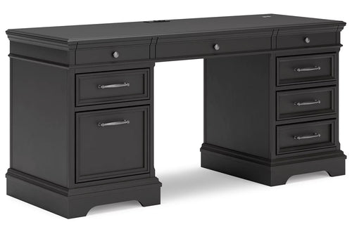 8065 Vintage Black Credenza Desk (Hutch sold Separately) $979.95