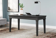 Load image into Gallery viewer, 8020 63&quot; Vintage Black Finish Writing Desk $349.95
