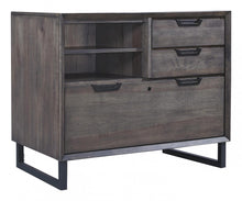 Load image into Gallery viewer, 7512 Contemporary Iron Lateral File Cabinet $999.95