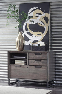 7512 Contemporary Iron Lateral File Cabinet $999.95