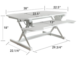 5435 White Desk Top Riser $99.95 (Close Out!)