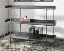Load image into Gallery viewer, 7921 Black Grained 3-Shelf Bookcase $149.95