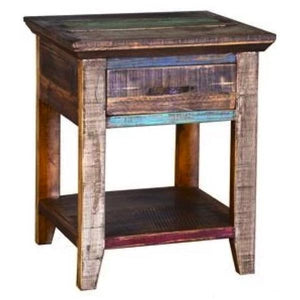24" Rustic Cabana Side Table