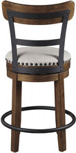 Load image into Gallery viewer, 24&quot; Brown Rustic Barstool