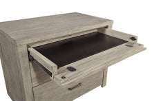 Load image into Gallery viewer, 7509 Gray Linen Work Station/Combo File Cabinet $899.95