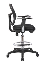 Load image into Gallery viewer, 4086 Black Mesh Back Drafting Chair $199.95