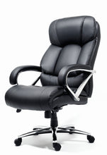 Load image into Gallery viewer, 4103 Heavy Duty Big &amp; Tall Black Executive Desk Chair $599.95