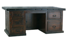 Load image into Gallery viewer, 6930 Rustic Nail Head Desk $1,399.95