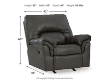 Load image into Gallery viewer, 8796 Bladen Slate Rocker Recliner $399.95