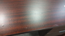 Load image into Gallery viewer, R8816 36"x 71" Mahogany Lam Used Desk w/1 File $125.00 - 1 Only