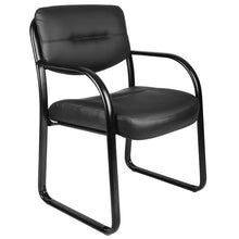 Load image into Gallery viewer, 8742 Black Leather Plus Guest Chair $129.95