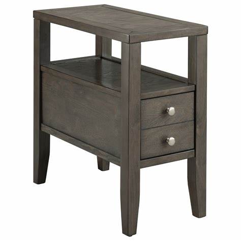 6719 Gray Chairside Table $49.95