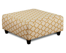 Load image into Gallery viewer, 8839 Citrine Upholstered Oversized Ottoman $399.95