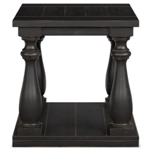 4802 Black Rustic End Table $248.95