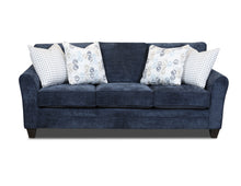 Load image into Gallery viewer, 8691/8692 2Pc Wowza Navy Upholstered Sofa &amp; Loveseat $1,049.95