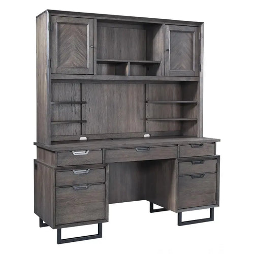 #8186 Contemporary Iron Credenza Hutch $839.95 (Credenza Sold Separately)