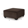 Kimlee Brown Landsing Oversized Ottoman $249.95