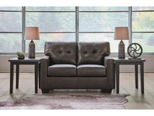 Load image into Gallery viewer, 8801 Barlin Mills Upholstered Black Loveseat $449.95