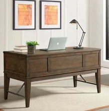 Load image into Gallery viewer, #8181 Vintage Oak Executive Desk $799.95