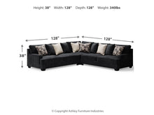 Load image into Gallery viewer, 8817/8818/8819 3Pc Lavernet Upholstered Sectional $1,999.95