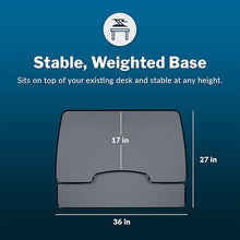 Load image into Gallery viewer, R49900 VariDesk 36&quot; Rectangle Black Used Desk Top Riser $75.00