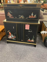Load image into Gallery viewer, R1738 40"x 19.5"x 50" Black Orienta Bar Used Storage Cabinet $388.00 - 1 Only!