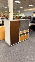 Load image into Gallery viewer, R1752 49"x 46" West Elm Drop Down Used Desk Storage Cabinet $149.98 - 1 Only!