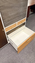 Load image into Gallery viewer, R1752 49"x 46" West Elm Drop Down Used Desk Storage Cabinet $149.98 - 1 Only!