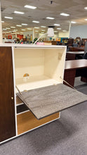 Load image into Gallery viewer, R1752 49"x 46" West Elm Drop Down Used Desk Storage Cabinet $149.98 - 1 Only!