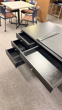 Load image into Gallery viewer, R9901 30"x 66" Black Used Desk w/ 2 Files $399.98 - 1 Only!
