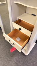 Load image into Gallery viewer, R7170 40"x18"x62" Dove Gray Sliding Door Used Storage Armoire $299.98 - 1 Only!