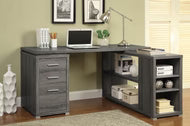 Load image into Gallery viewer, 3897 60" Espresso L-Shape Desk $349.95