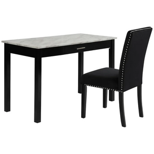 8191 Lennon Faux Marble Desk w/Chair $179.95 - 1 Only!