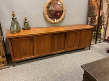 Load image into Gallery viewer, Used 8ft Cherry Finish Storage Console $749.98
