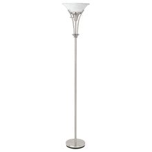 Load image into Gallery viewer, 8527 Archie Frosted Torchier Floor Lamp $119.95
