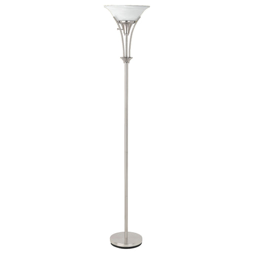 8527 Archie Frosted Torchier Floor Lamp $119.95