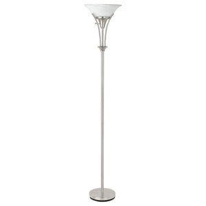 8527 Archie Frosted Torchier Floor Lamp $119.95
