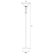 Load image into Gallery viewer, 8527 Archie Frosted Torchier Floor Lamp $119.95