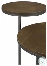 Load image into Gallery viewer, 8997 Natural/Gunmetal 2 Tiered Accent Table $119.95