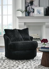 Load image into Gallery viewer, 9008 Gramwell Onyx Upholstered Swivel Chair $499.95
