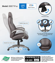 Load image into Gallery viewer, 8831 Bomber Brown Caresoft Executive Chair $288.00